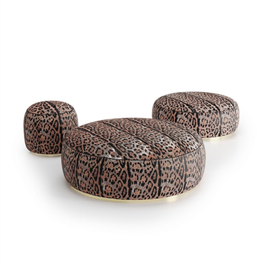 Pouf s uzorkom leoparda